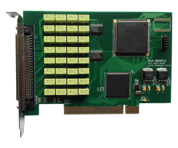 OLP-9505，PCI接口，32路1A，繼電器開關模塊